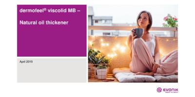 dermofeel® viscolid MB Natural oil thickener